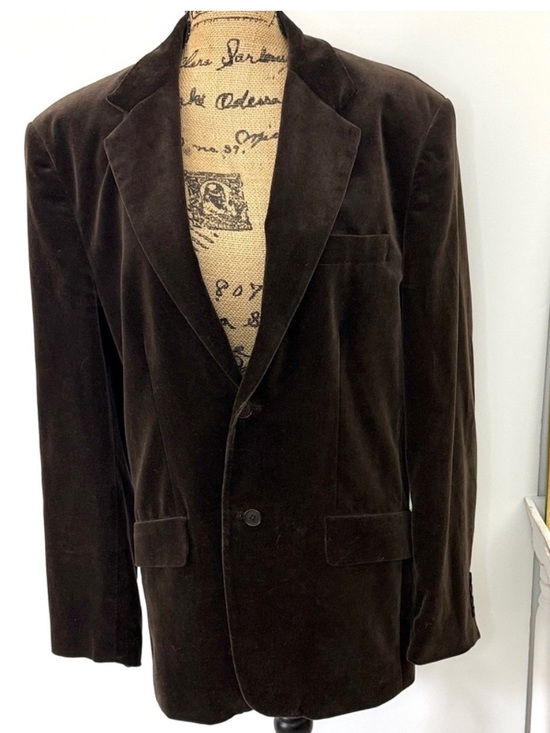 Calvin Klein Other - Calvin Klein Vintage Style Brown Velvet Blazer Sz M
